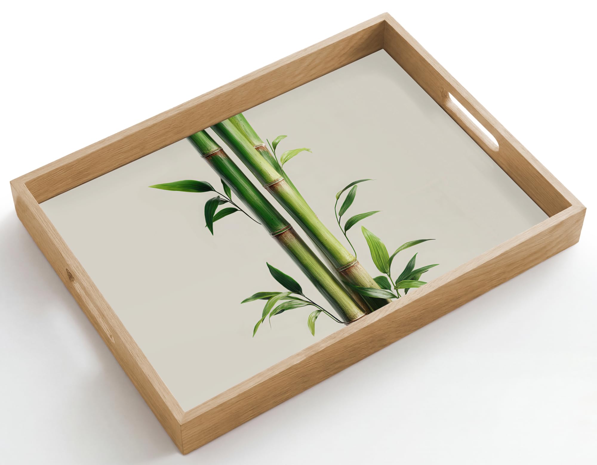 Plateau Plateaux Service Repas Bois Decoratif Table Résistant Aux