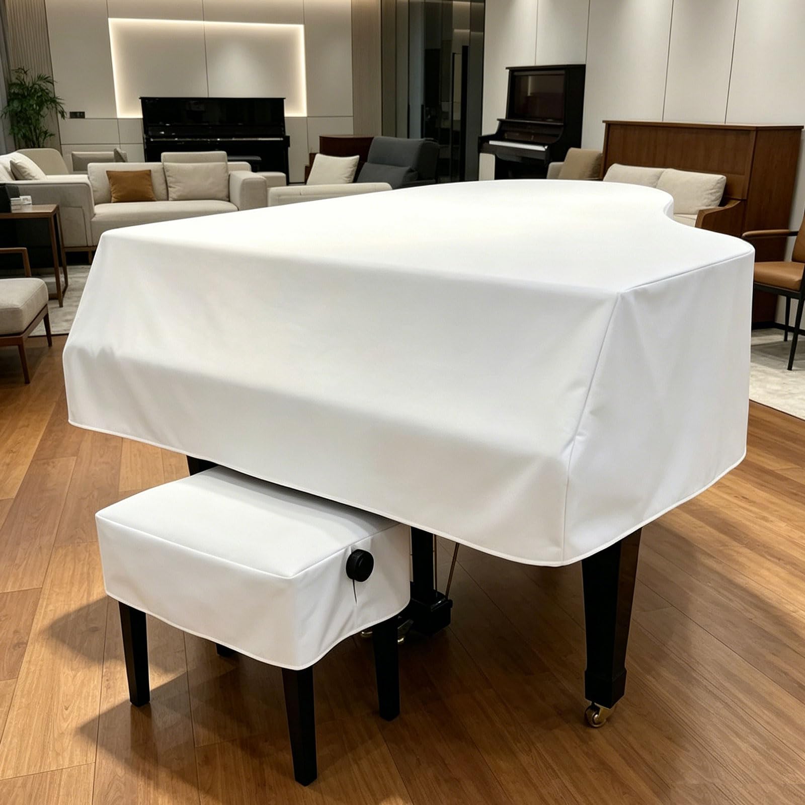 Copertura Decorativa per Pianoforte,Copertina Completa per Pianoforte,Copertura Protettiva per Pianoforte a Coda,Copertura per Pianoforte Verticale,per Pianoforte Verticale