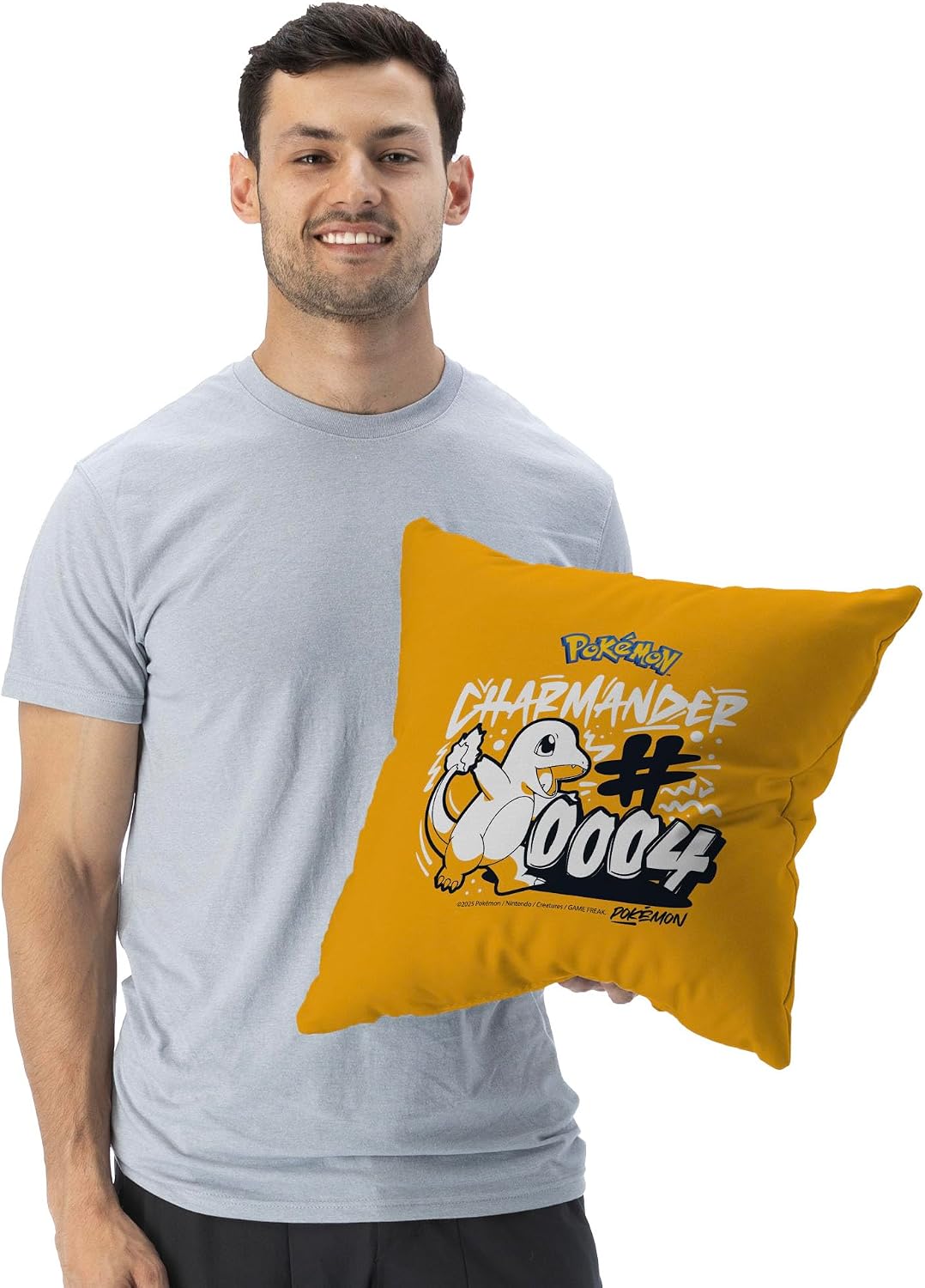 Northwest Pokemon Charmander 0004 Throw Pillow 18x18 inches