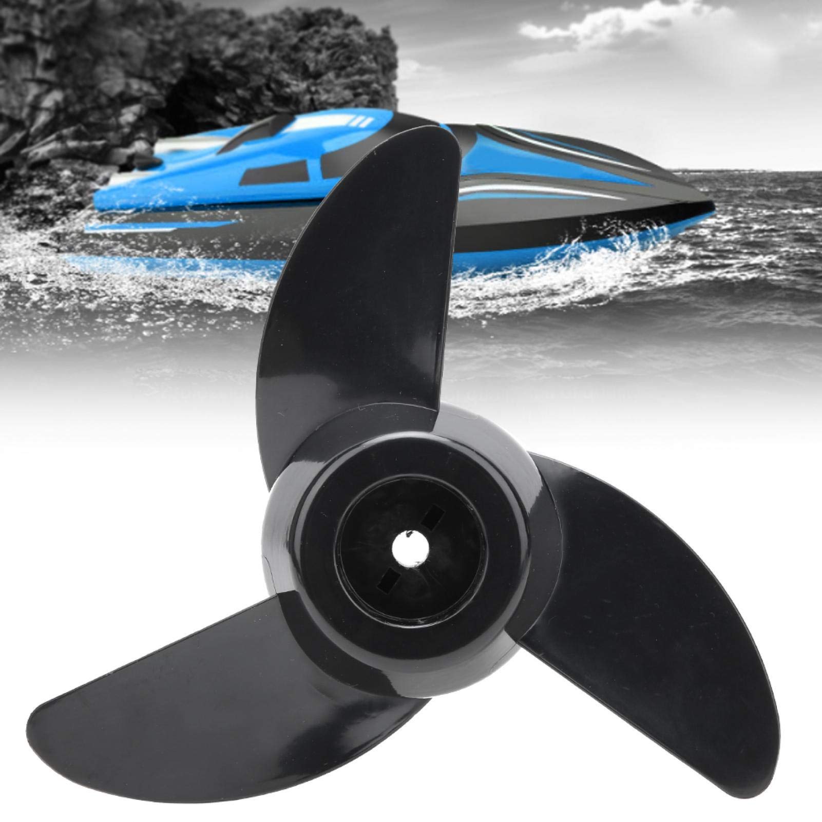 Kunststoff-AußEnborder-Propeller, Novelbee 7,4 X 5,7-Leichtmetall-Bootspropeller FüR Nissan Tohatsu Evinrude Johnson 2,2-3,3 Ps AußEnbordmotor, Einfach Zu Warten Und Zu Reparieren