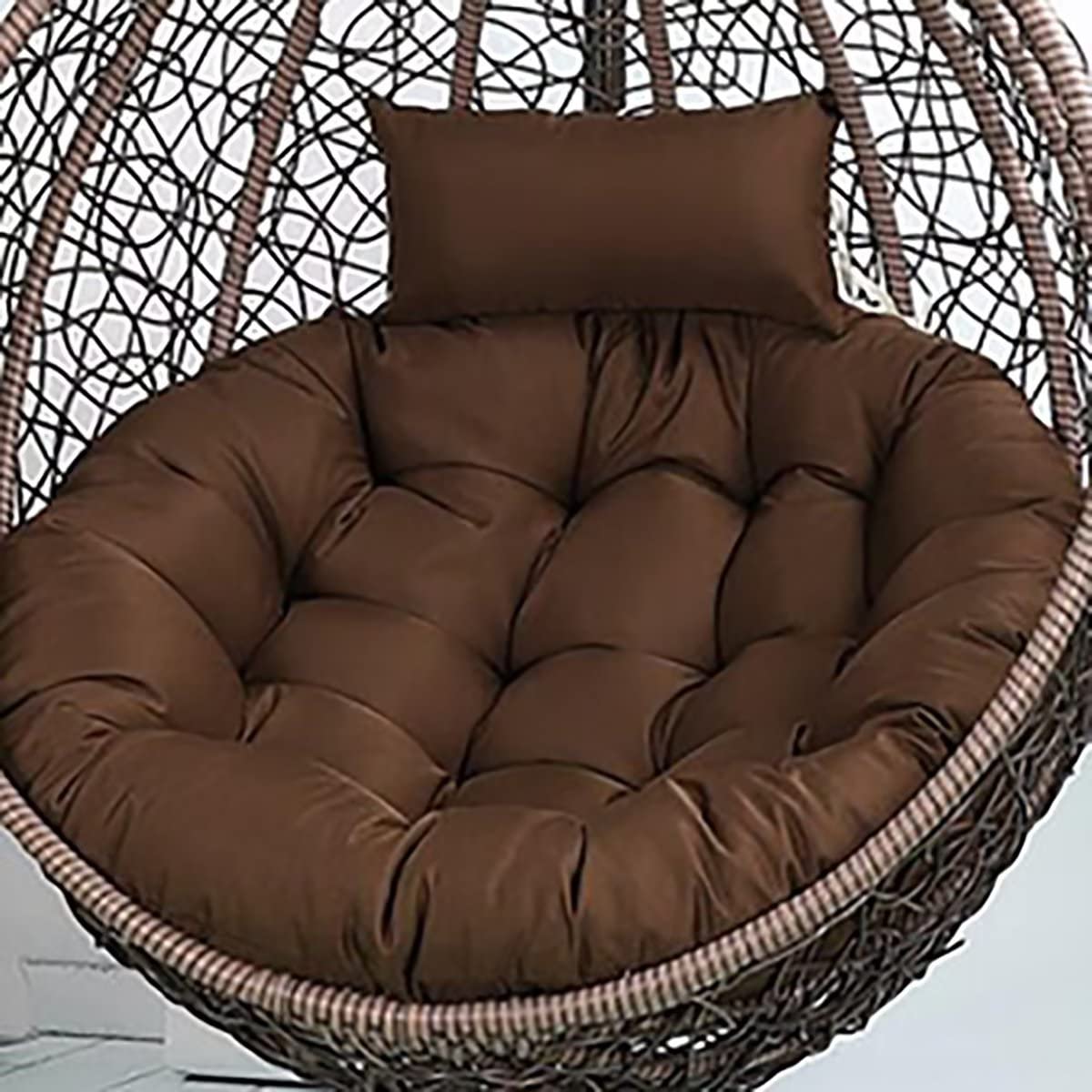 Cuscino Sedia Uovo Sospesa - Marsupio Morbido e Comodo per Giardino, Cesta a Cuscinetto per Interni ed Esterni, Copertura Senza Imbottitura