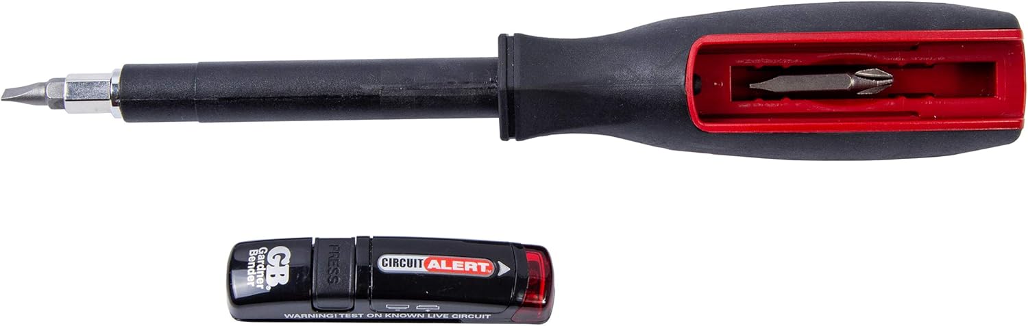Gardner Bender SDT-10 Circuit Alert® Voltage Sensing Screwdriver, 10-In-1