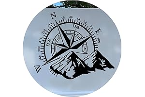 Compass Decal Camper RV Truck Exterior Travel Sign Graphic