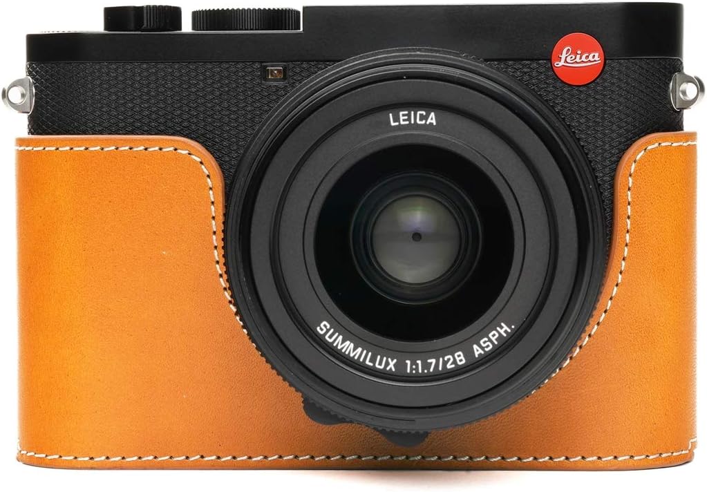 BolinUS Leica Q2 Camera Case, Handmade Genuine Real