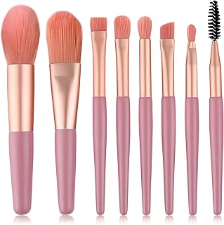 Juego de 8 brochas de maquillaje – Cerdas sin...