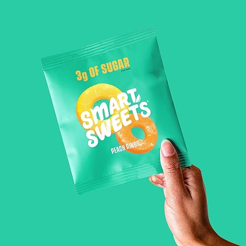 Miniatura 43 de SmartSweets Sour Blast Buddies, caramelo con bajo contenido de azúcar (0.11 oz), bajo en calorías (100), sin edulcorantes artificiales, a base