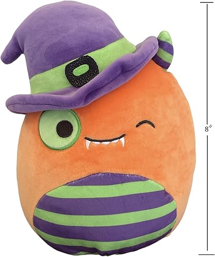 Miniatura 2 de Squishmallow Charlon The Wizard - Peluche Kellytoy con licencia oficial de 8 pulgadas, juguete de peluche coleccionable suave y esponjoso de
