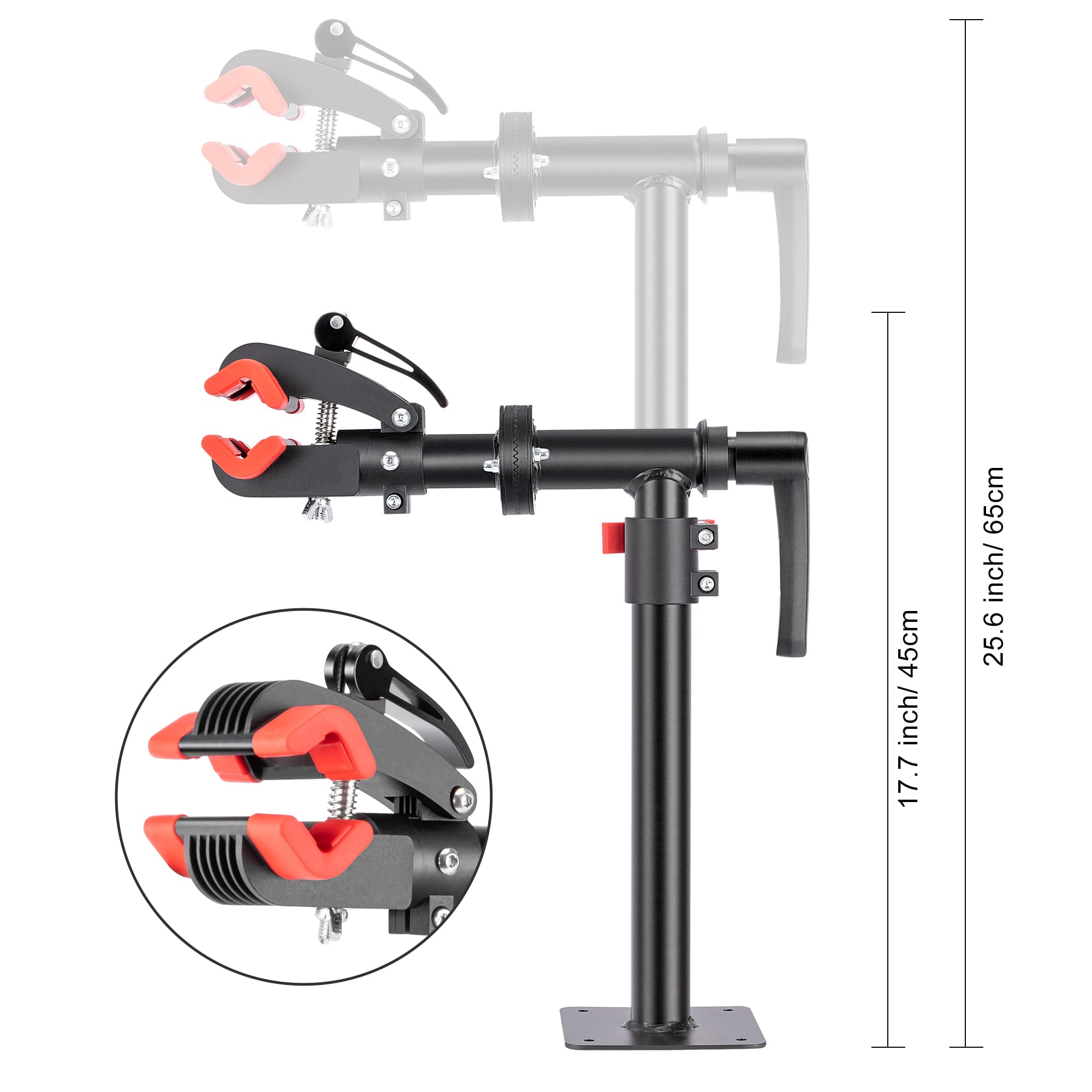 CXWXC Supporto per riparazione bici, supporto da banco per manutenzione e manutenzione bici elettriche per mountain bike e bici da strada, meccanici per la casa e il negozio