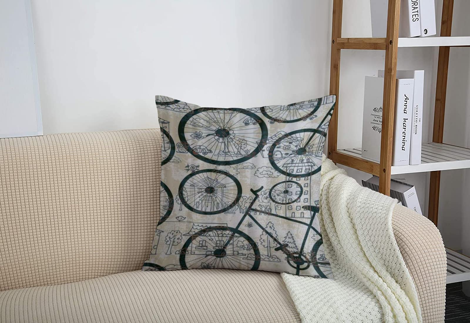 Copricuscino in cotone con volant - Verde/righe - HOME | H&M IT