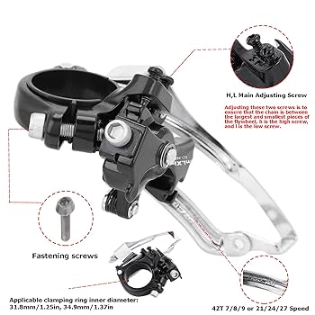 SHIMANO チェーン & OGE-FUKIN バイク ディレイラー Amazon.co.jp: SOONHUA 自転車フロントディレイラー 自転車