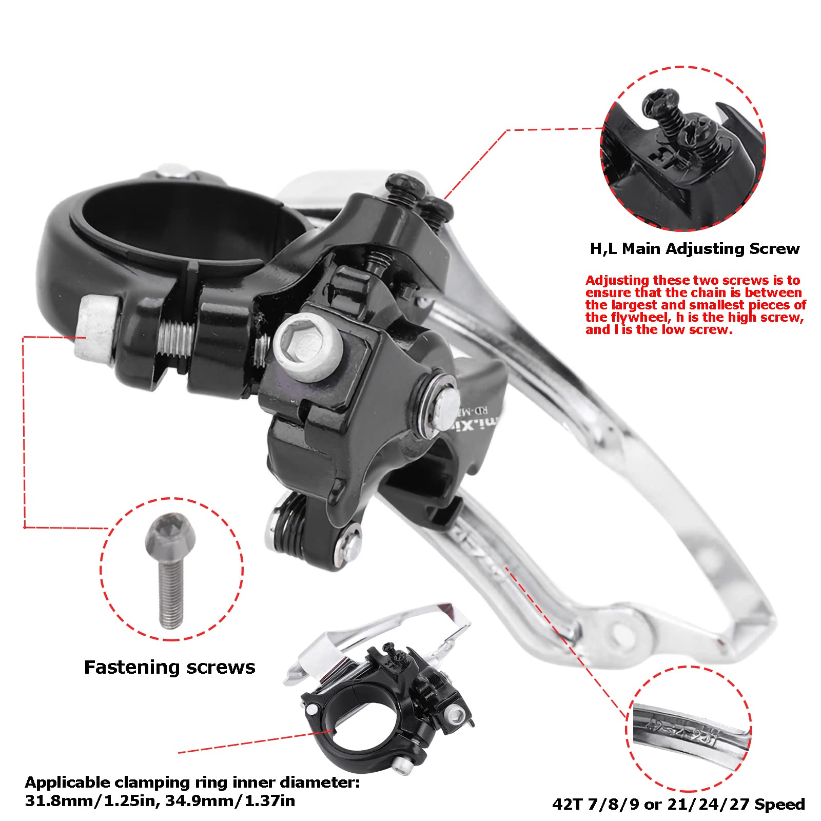 SHIMANO チェーン & OGE-FUKIN バイク ディレイラー Amazon.co.jp: SOONHUA 自転車フロントディレイラー 自転車