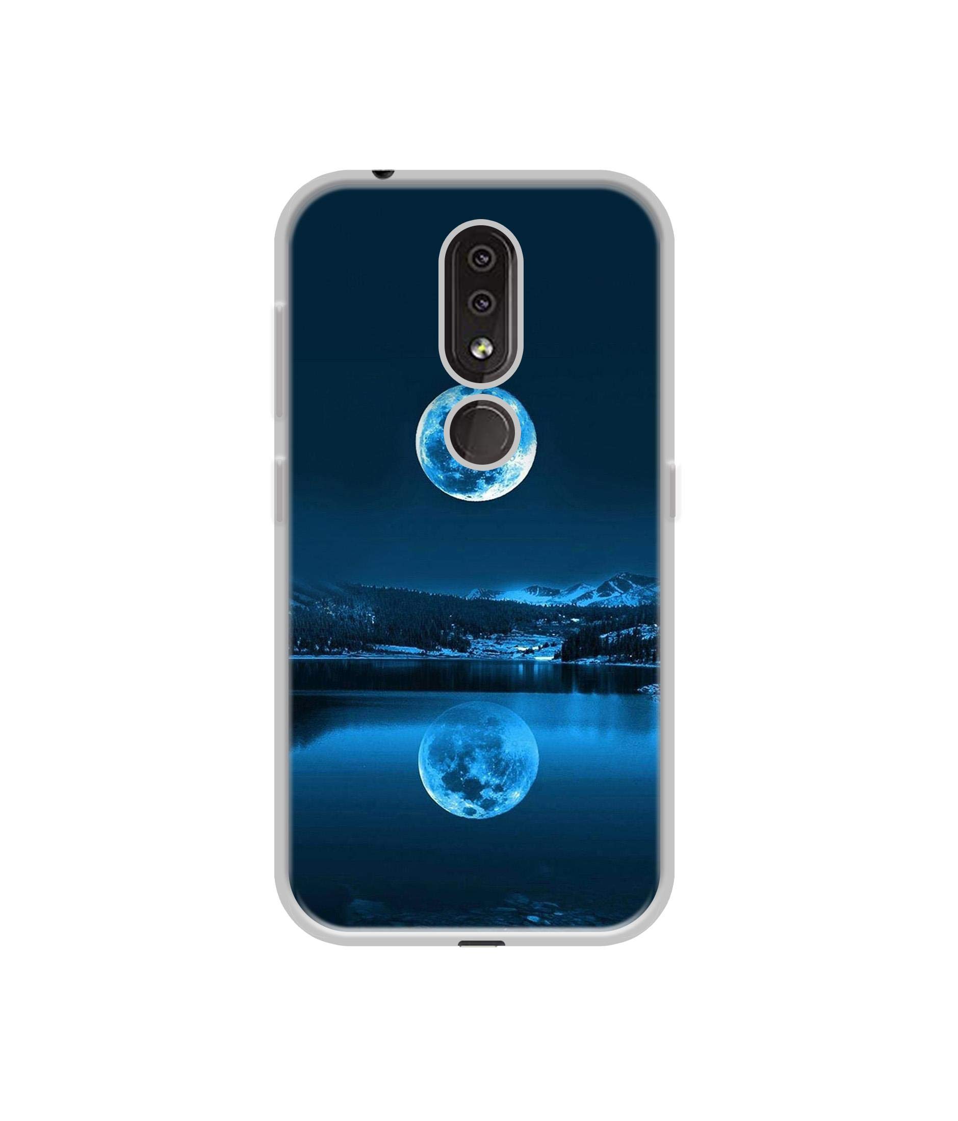 Amazon Brand - Solimo Designer Moon Pattern Print UV Printed Soft Back Case Mobile Cover for Nokia 4.2 (B08569Y37K) Amazon Price History, Amazon Price Tracker