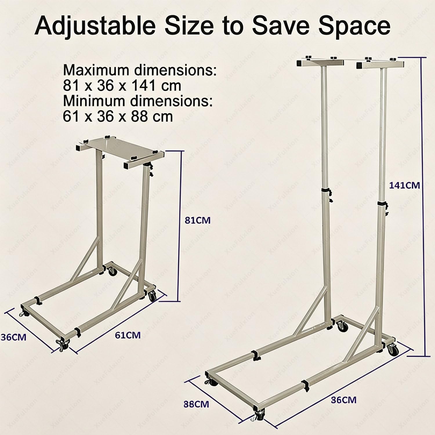 Support Autoportant Pour Plans équipé De Plusieurs Pinces 6A16A2Clamps