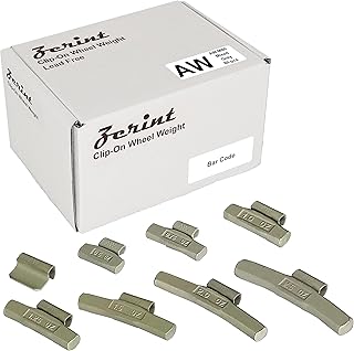 Zerint AW-M80 Lead Free Wheel Weight Kit AW Style 80pcs/kit, Grey 80 pcs/kit: 1/4 oz, 1/2 oz, 3/4 oz, 1 oz 15 pcs Each, 1 1/4 oz, 1 1/2 oz, 2 oz and 2 1/2 oz 5 pcs Each