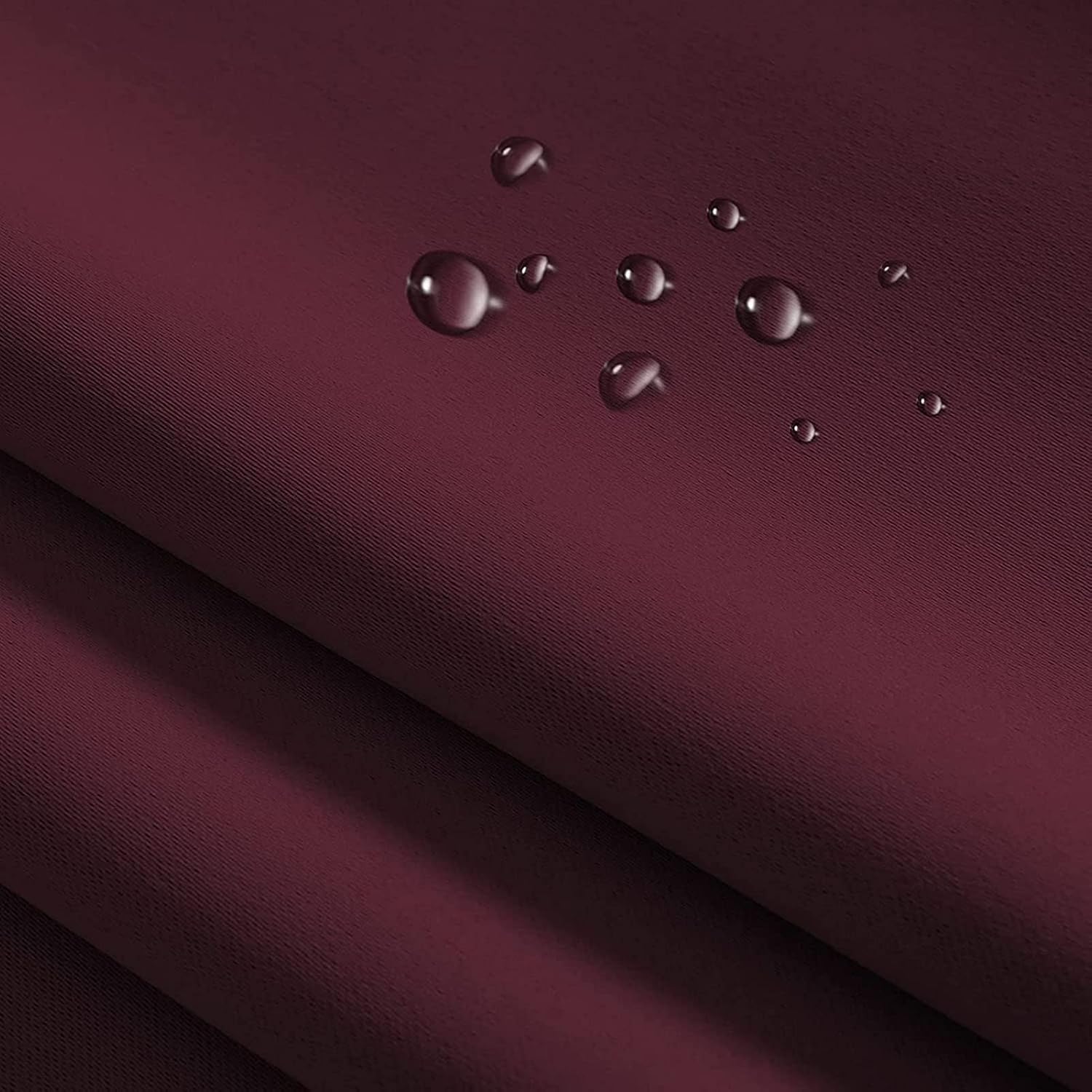 Outdoor Vinyl Curtain with Rustproof Grommets Weather Resistant Patio Blackout Drapes for Pergola, Porch, Gazebos, Customizable (Color : E, Size : 2.5x2.7m)
