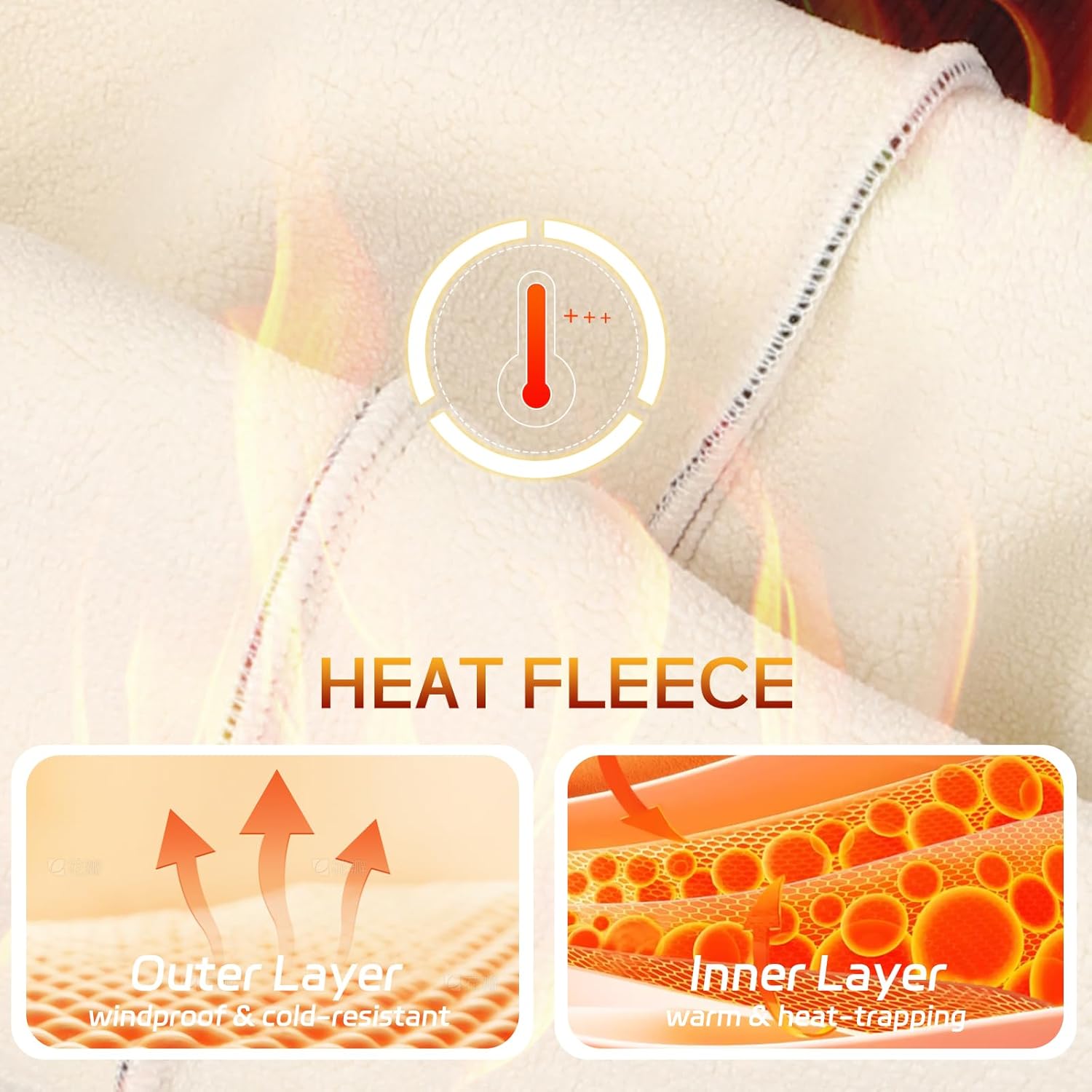 6 Pack Girls Winter Fleece Lined Leggings Cotton Pants Kids Thick Warm Pants Thermal Soft Leggings for Girls - Image 6