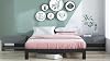 Zinus Arnav Metal Platform 2000 ASMP Bed Frame, Semi-Double, Wooden Slats, Quiet, Storage Space Under Bed, Durable, Breathable, No Headboard, Steel, Easy to Assemble, Tools Included, Authentic