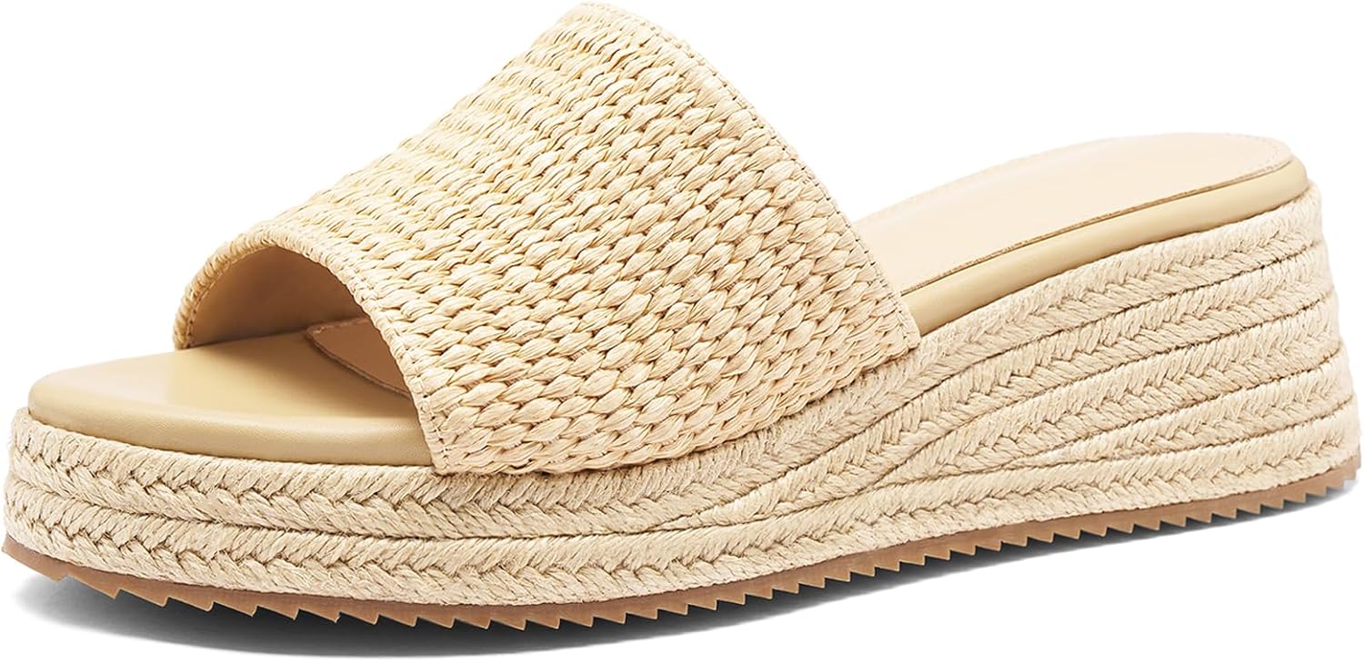 Platform Sandals Women - Comfortable Summer Wicker