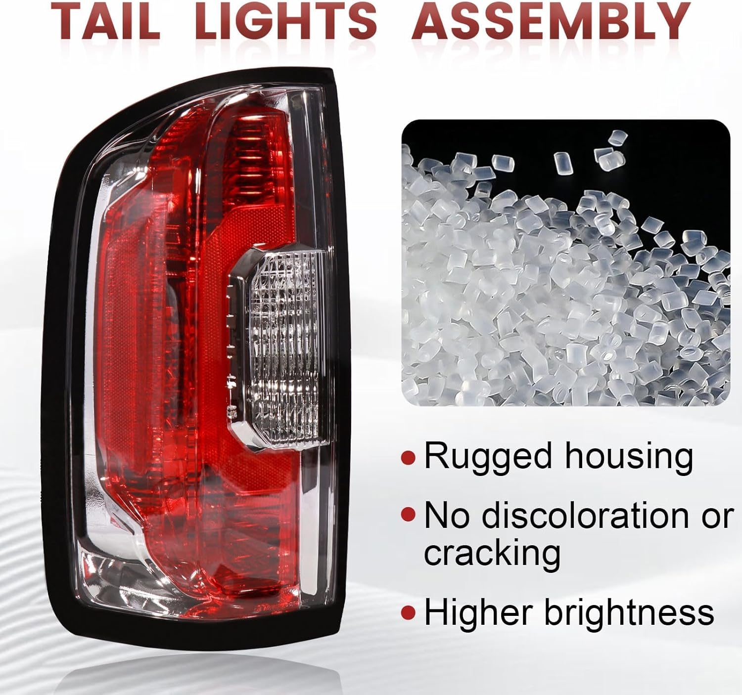 Tail Lights Assembly Compatible with 2015-2022 GMC Canyon,Right Passenger Side Rear Light Taillights Replacement # 84328813 GM2801273