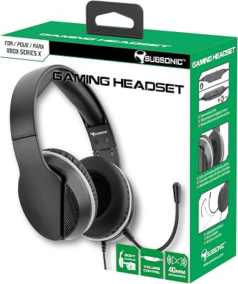 Subsonic HS300 Gaming Headset Black /Xbox Series X