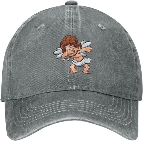 Miniatura 2 de MULIHU Tap Angel Baseball Cap for Men Women Hats Cotton Trucker Caps Adjustable Dad Hat