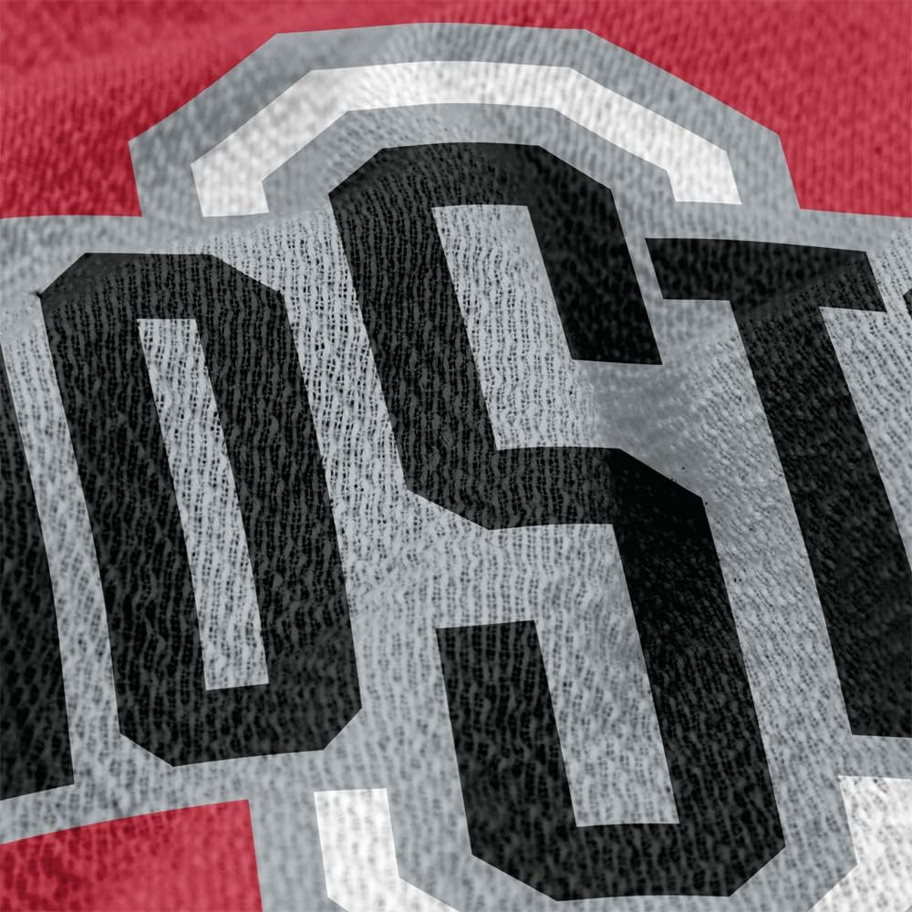 LOGOVISION The Ohio State University Blanket, 50"x60" Primary Logo Woven Tapestry Cotton Blend Fringed Throw Blanket - Image 4