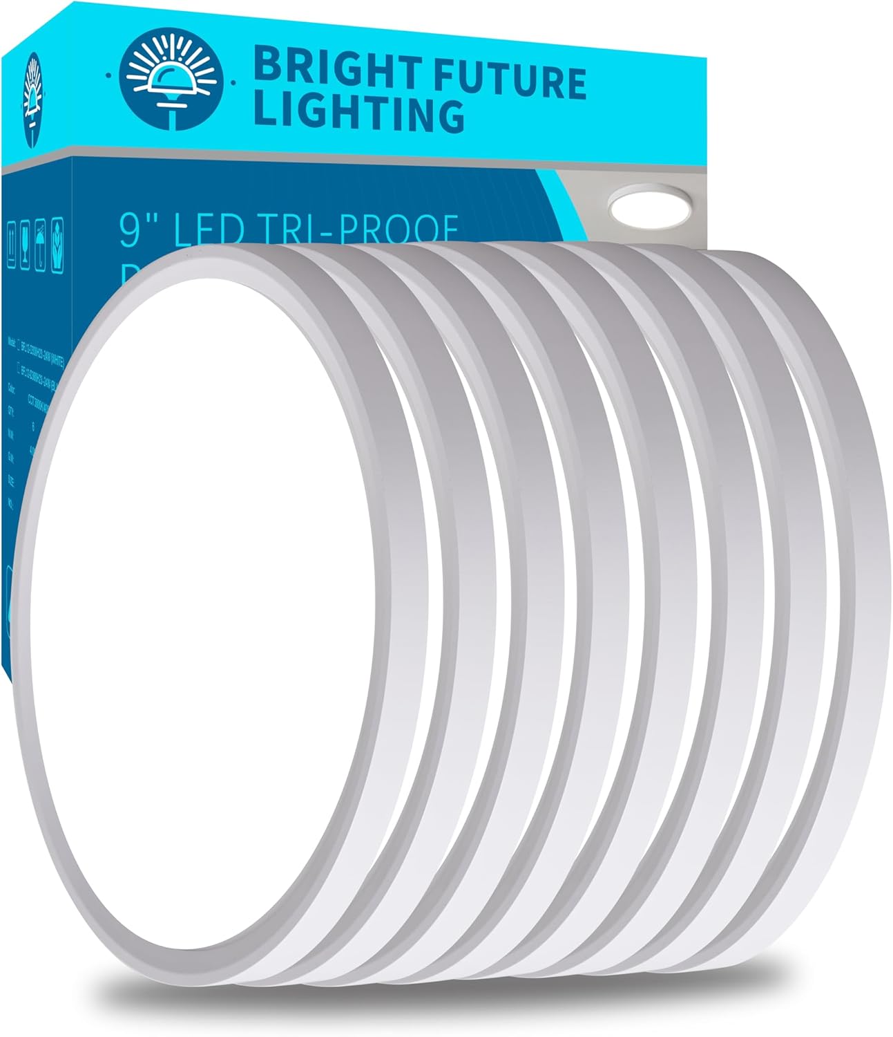 4pack 9 Inch Flush Mount Ceiling Light, 18w Led Ceiling Light, 3000k/4000k/6000k Selectable 1860lm Ceiling Light, Super Slim Led Light Fixture For Bedroom Kitchen Living Dining Room Office