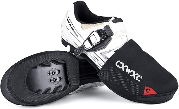 CXWXC Cycling Toe Covers for Men Women - Cycling Shoe Covers Winter Waterproof Breathable - Bike Overshoes Cold Weather Thermal Warm