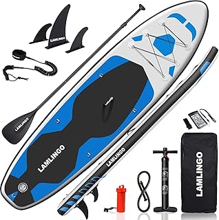 Rolimate SUP Board Paddle Board Dickes Stand Up Paddling SUP Board Set für Sport Rudern/Rucksack/Spule Leine/Leash/Mobiles Wasserdichtes Gehäuse