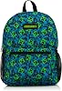 Minecraft Kids Backpack 4 Piece School Set Including Lunch Bag, Water Bottle and Pencil Case (Green)