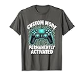 Custom Mode Permanently Activated Tech Design T-Shirt, Men, Asphalt Grey, X-Large