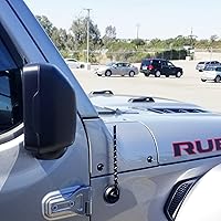 Vista 11 de VOFONO - Antena compatible con Jeep Wrangler Gladiator JL JK JT Unlimited Sport Willys Rubicon Sahara 4xe 2007-2025, antena para radio AM FM