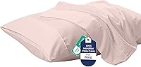 Vista 45 de Royale Linens Juego de 2 fundas de almohada estándar – Fundas de almohada de cama – 20 x 26 pulgadas – Fundas de almohada negras – 1800 microfibra