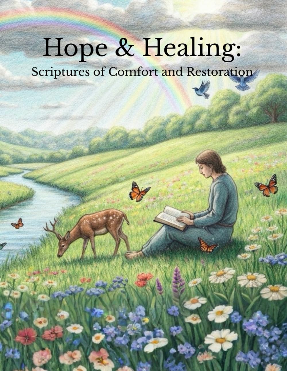 Hope & Healing: Scriptures of Comfort and Restoration (The Christian Adult Coloring Series)