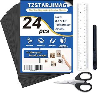 Magnet Sheets with Adhesive Backing,8.5