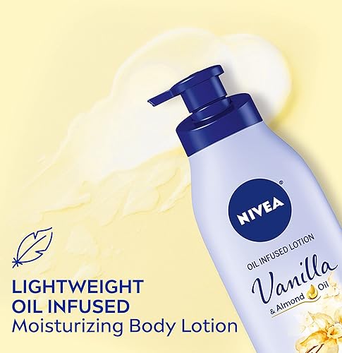 Miniatura 2 de NIVEA Loción corporal infundida de aceite de vainilla y almendra 169 FL Oz paquete de 3