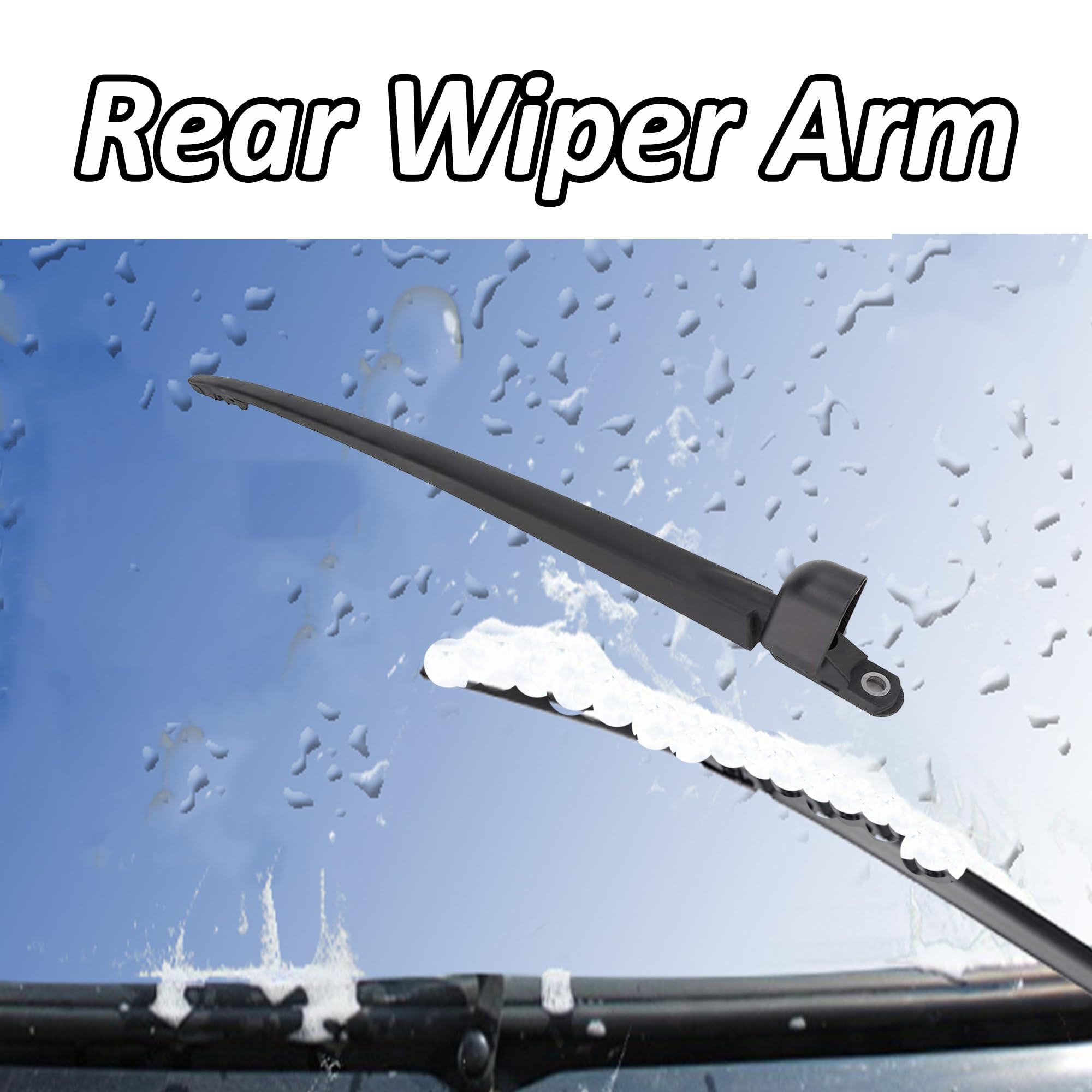 Braccio Tergicristallo Posteriore Per Citroen Xsara Picasso 1999-2007 - Ricambio In Gomma - Foto 11