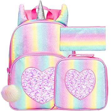 rainbow unicorn backpacks