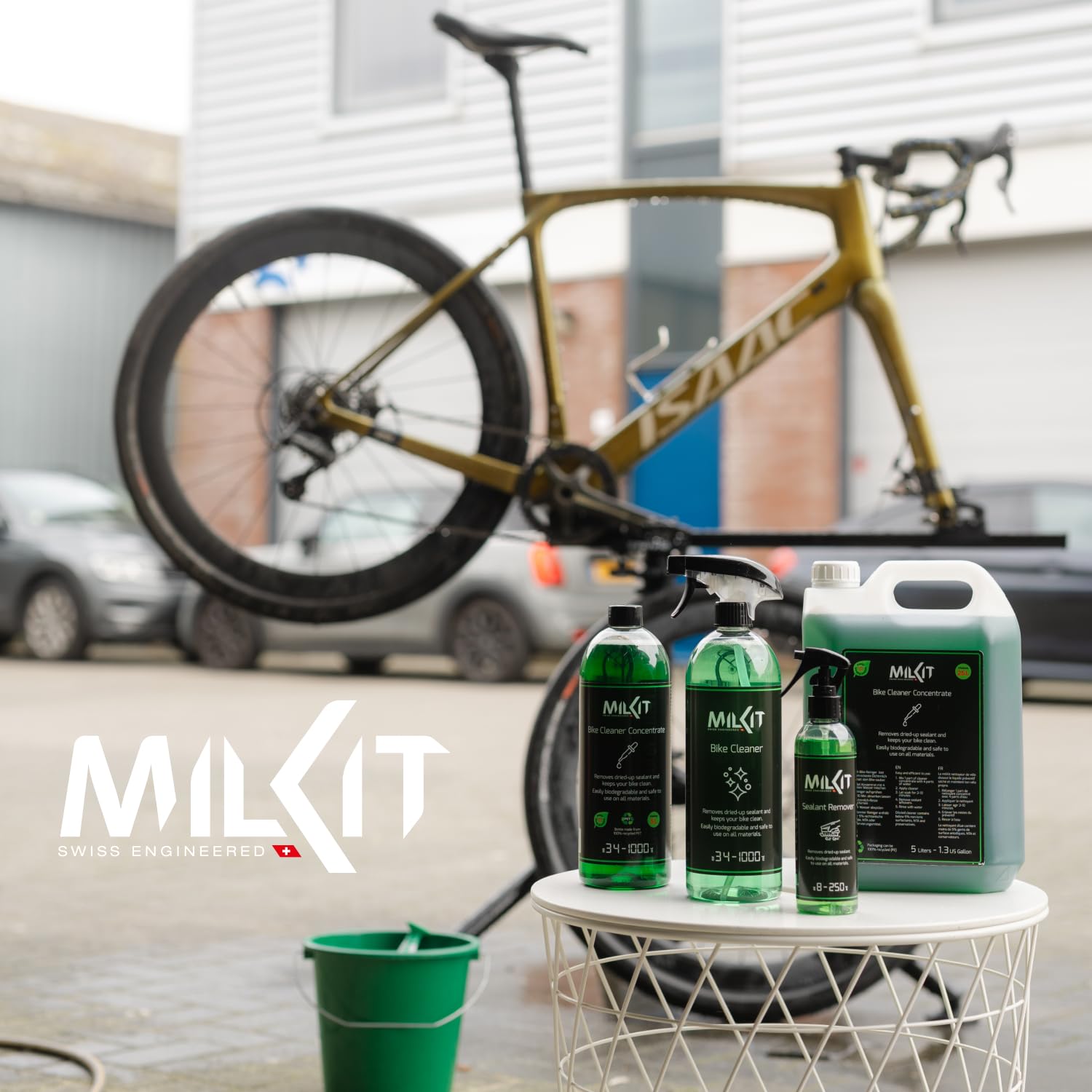 milKit Środek do usuwania mleka uszczelniającego – bezdętkowy środek uszczelniający do rowerów wyścigowych, grawitacyjnych i MTB – bezdętkowy środek do usuwania mleka