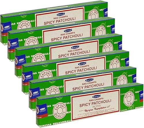 Vista 151 de Satya Sai Baba Nag Champa - Varitas de incienso de 0.53 oz y soporte - Paquete de 6 (aproximadamente 90 varillas)