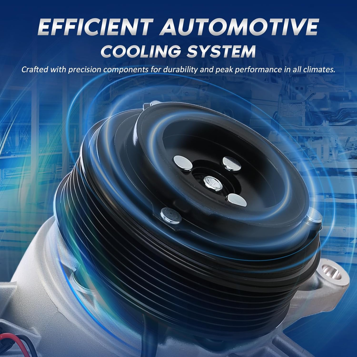 BDELI Air Conditioning AC Compressor Replacement for 3.5 2009-2014 Nissan Maxima Murano, 2013-2014 Pathfinder, 2011-2015 Quest, AC Compressor 2013 Infiniti JX35, 2014-2015 Infiniti QX60, CO11319C