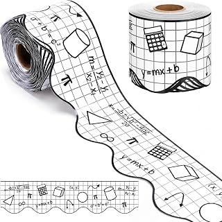 Gersoniel 69 ft Math Bulletin Board Border Math Classroom Decor