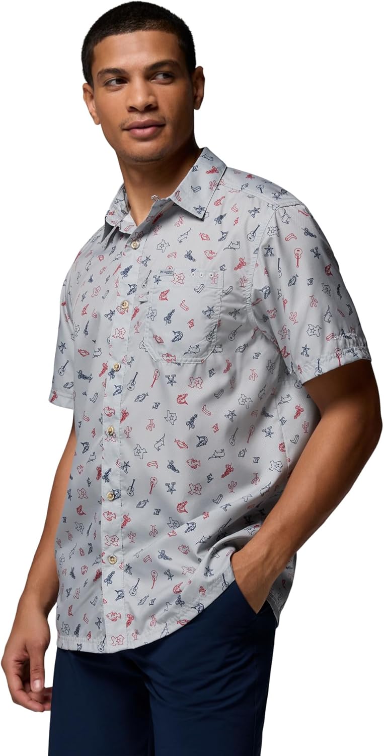 Columbia Men’s Super Slack Tide Camp Shirt Short Sleeve