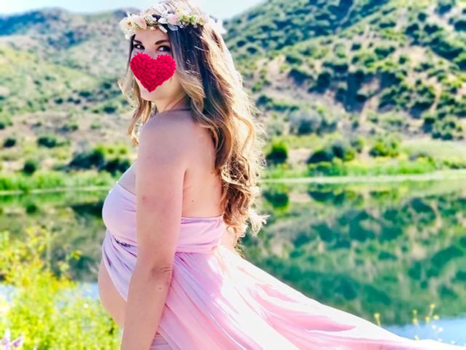 Miniatura 2 de Vivivalue Diadema de flores bohemias para el cabello corona floral corona de halo con cinta boda festival de fiesta talla única