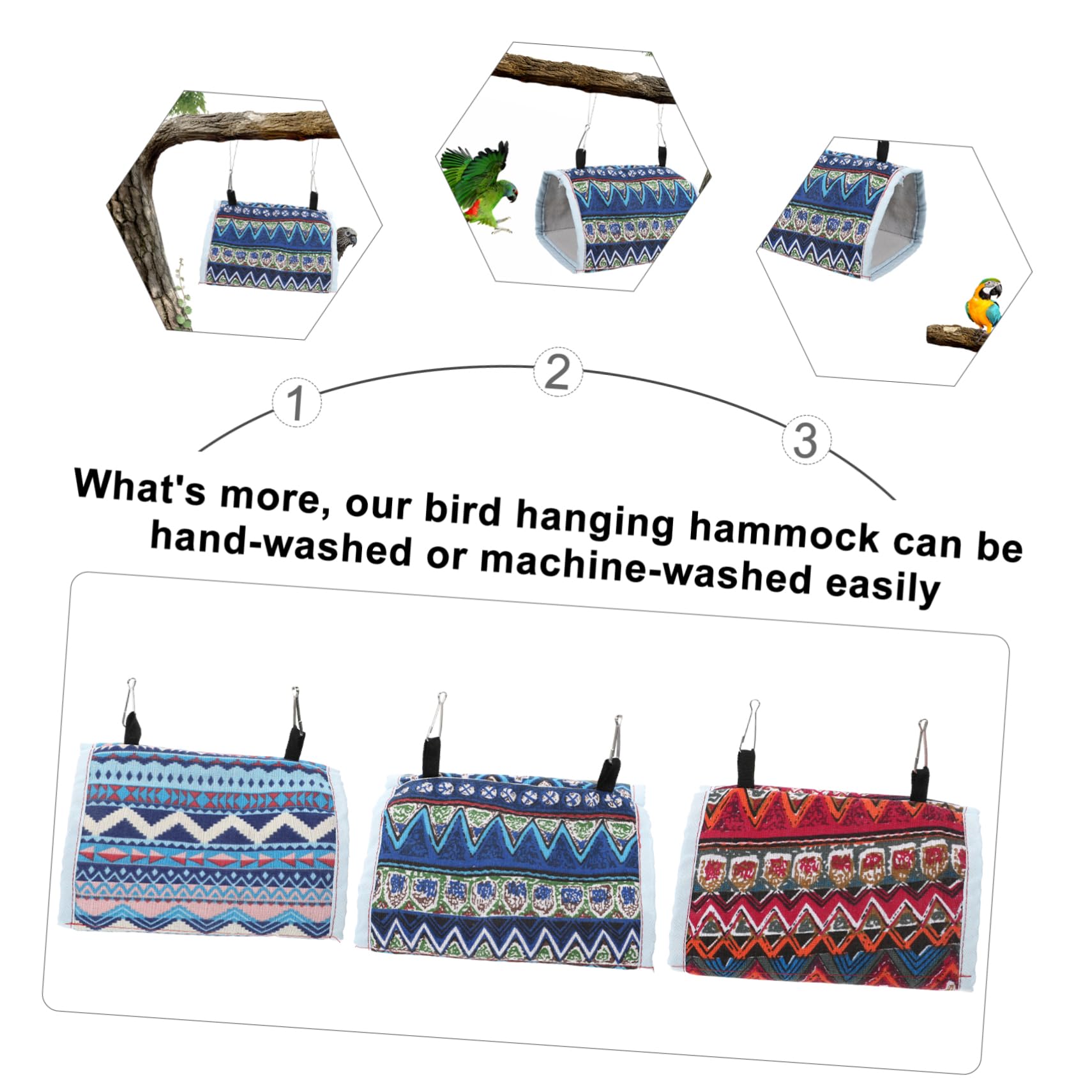 Toddmomy 9pièces Tente pour Perroquet Hamac Et Confortable pour Oiseaux Nid De Et pour Petits Oiseaux Hiver