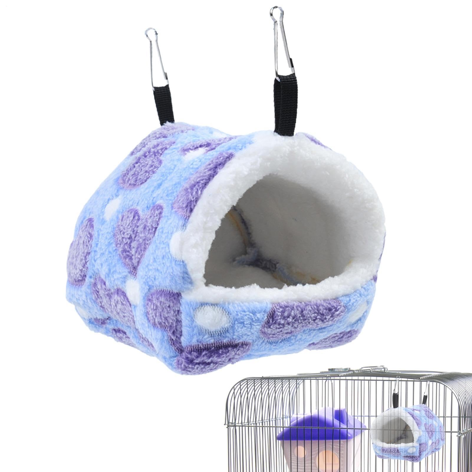 Hamaca De Felpa Para Loros, Hamaca De Felpa Para Pájaros, Jaula Para Dormir Con 2 Ganchos, Cama Para Pájaro Para Jaula, Nidos Hamacas Cálido De Invierno Para Pájaros Pequeños, Periquitos, Cacatúas — view 11