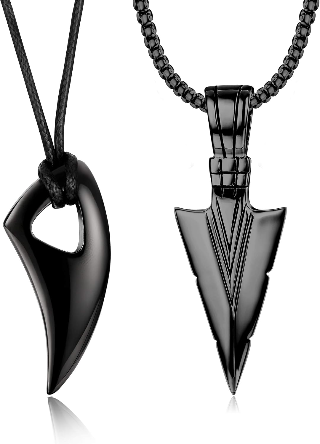 Jstyle 2Pcs Stainless Steel Pendant 