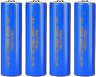 aa Rechargeable batteryGeable Ttery, 2200mAh Capacity 3.7V Geable Ttery Button Top Ttery Ttery for Flashlight, Doorbells, Headlamps, Remote Control Cars, Etc, Pack of 4