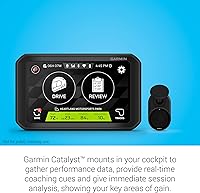 Vista 3 de Garmin Catalyst, Driving Performance Optimizer with Real-time Coaching and Immediate Track Session Analysis, for Motorsports and High Performance