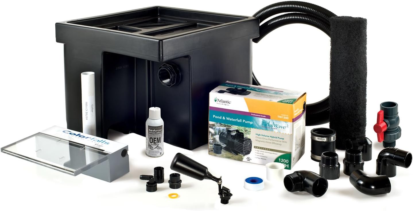 12" Color Changing Kit w/Basin & Pump